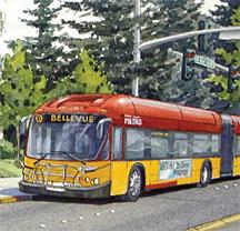 Rapid Ride Bus(artist's rendition)