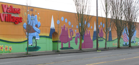 Panneau mural - Hillside - Noble