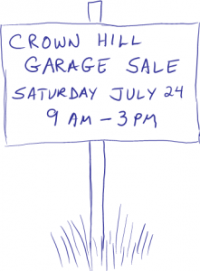 Garage Sale Sign